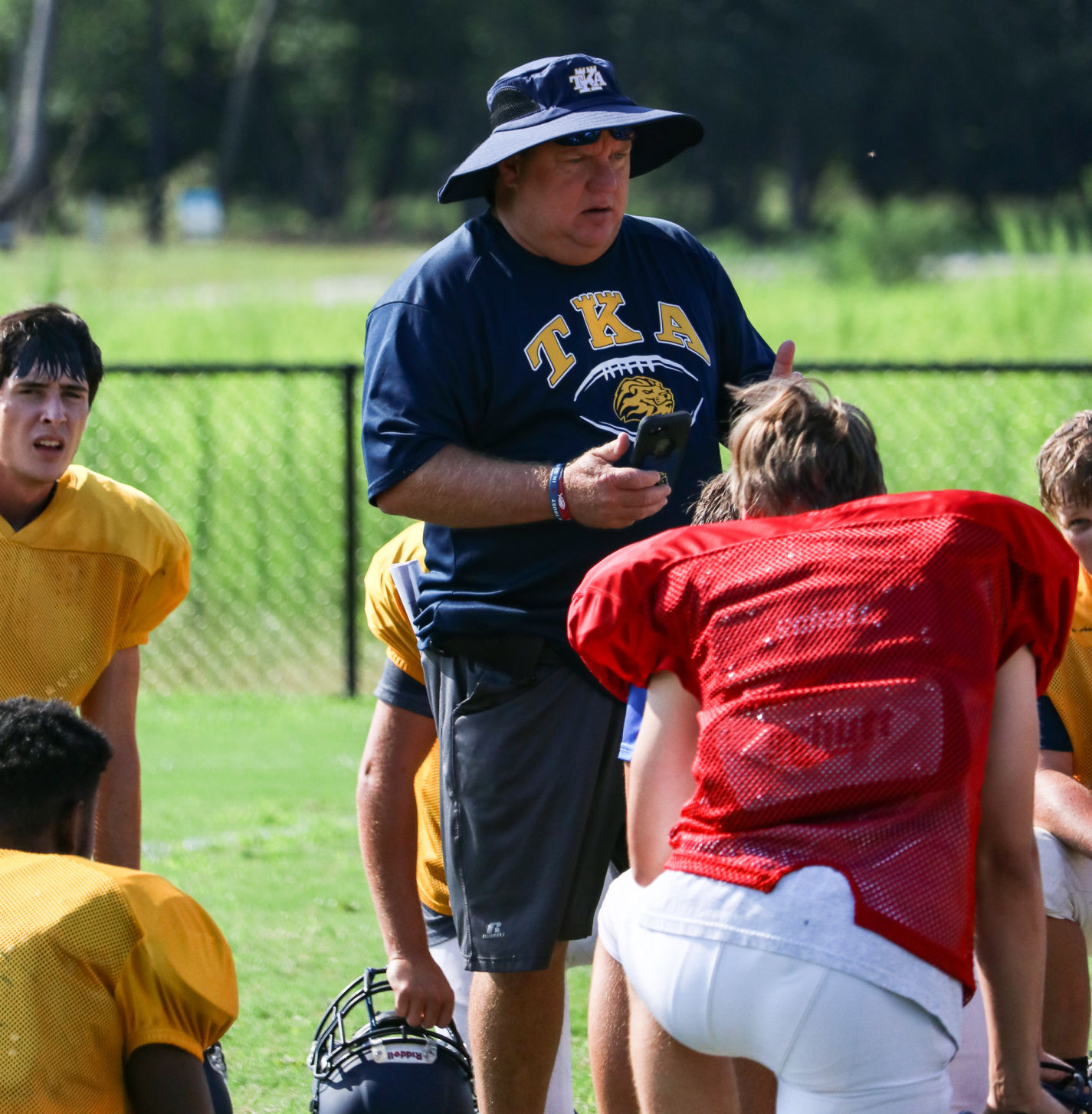 The King's Academy Football Practice